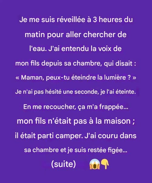 Je me suis réveillée à 3 heures du matin… et cette nuit a changé ma vie