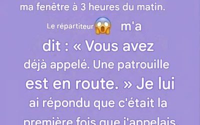 J’ai Appelé la Police Après Avoir Entendu Quelqu’un Frapper à Ma Fenêtre à 3 Heures du Matin