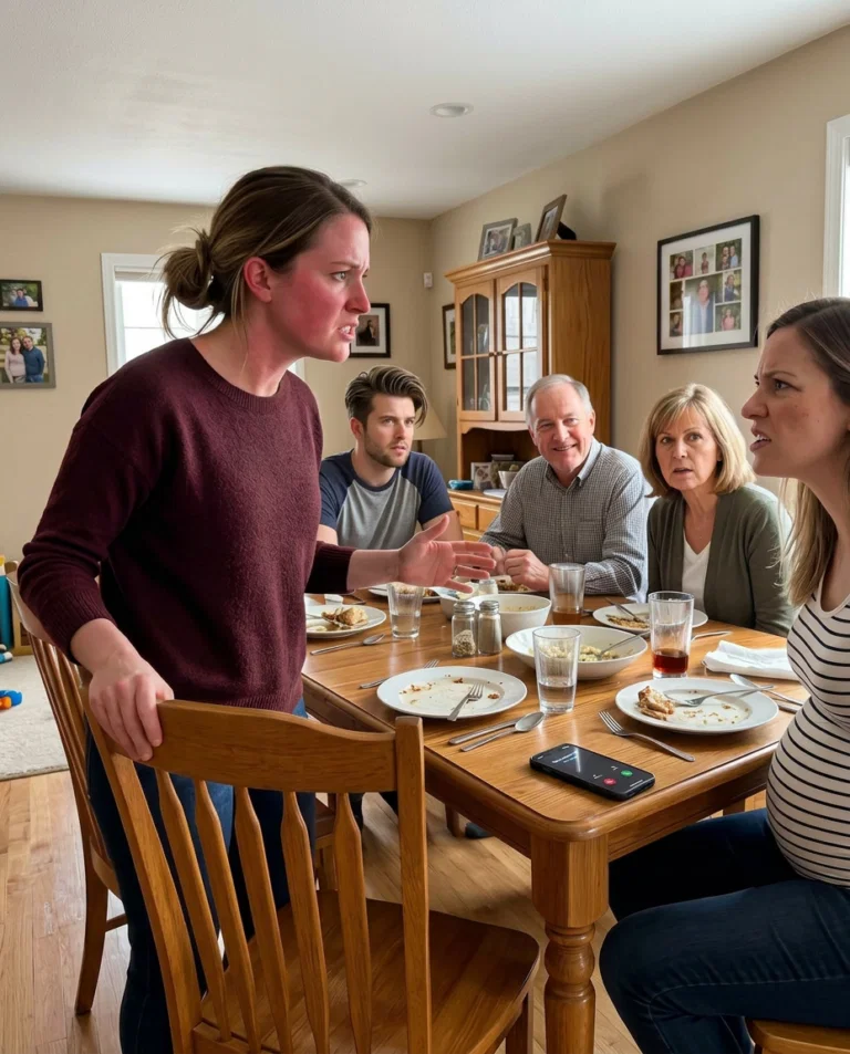 Quand mon frère a fièrement annoncé que sa femme attendait leur cinquième enfant, mes parents ont exulté comme si toute la famille avait été bénie. Papa a souri et a dit : « Bravo, fiston ! », mais le regard de maman s’est immédiatement posé sur moi. « Tu t’occuperas des enfants. »