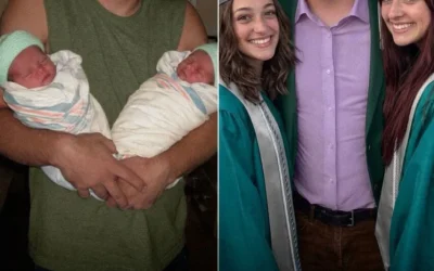 Ma femme a quitté nos jumelles juste après leur naissance. Dix-huit ans plus tard, elle est venue à leur remise de diplômes avec un « cadeau spécial », mais ce que mes filles ont fait ensuite a glacé l’atmosphère.