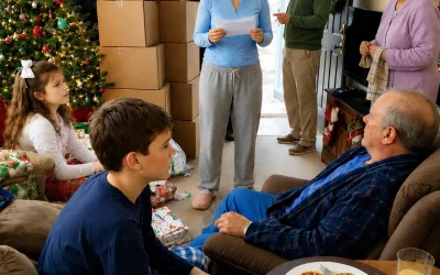 Ma sœur m’a traitée de radine à cause de la liste de Noël de ses enfants jusqu’à ce que j’arrive avec 12 énormes cartons.
