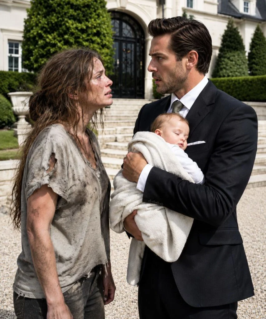 « Monsieur, avez-vous besoin d’une femme de ménage ? Je peux tout faire, ma fille meurt de faim. » Je me suis figé quand elle a levé les yeux. Ma femme avait disparu depuis deux ans, notre bébé endormi dans ses bras.